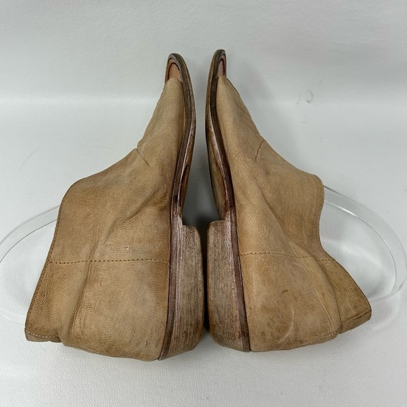 Free People Women's Mont Blanc Open Toe Cutout Sandal, Tan Leather Size EU 38.5 - Picture 9 of 13